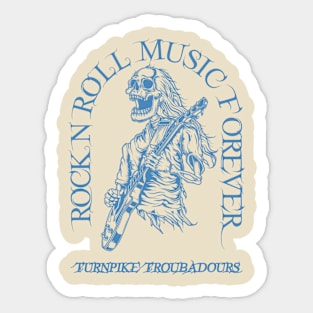 Trunpike Troubadours /// Skeleton Guitar Sticker